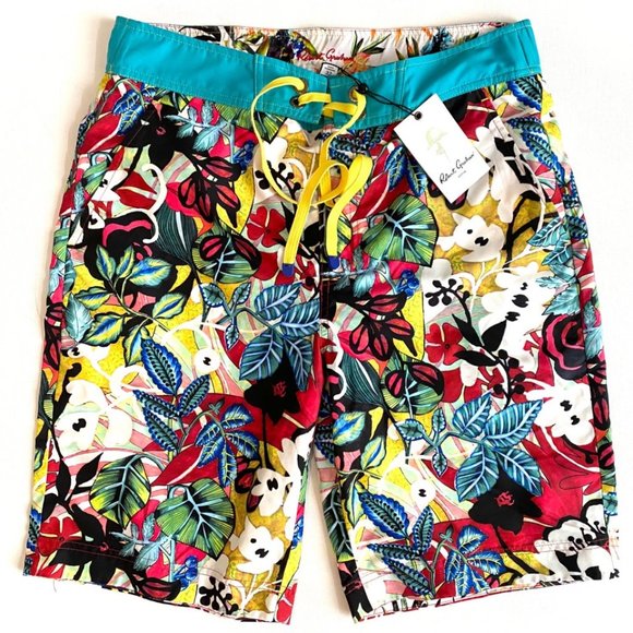 Robert Graham Barbarito Woven Swim Boardshorts ( 32 ) - Picture 2 of 4